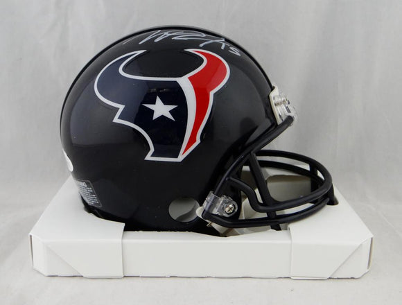 Will Fuller Autographed Houston Texans Mini Helmet- JSA Witness Auth *White