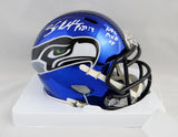 Shaun Alexander Autographed Seattle Seahawks Chrome Mini Helmet w/ NFL MVP- Beckett Auth *White