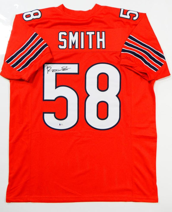 Roquan Smith Autographed Orange Pro Style Jersey- Beckett Authenticated