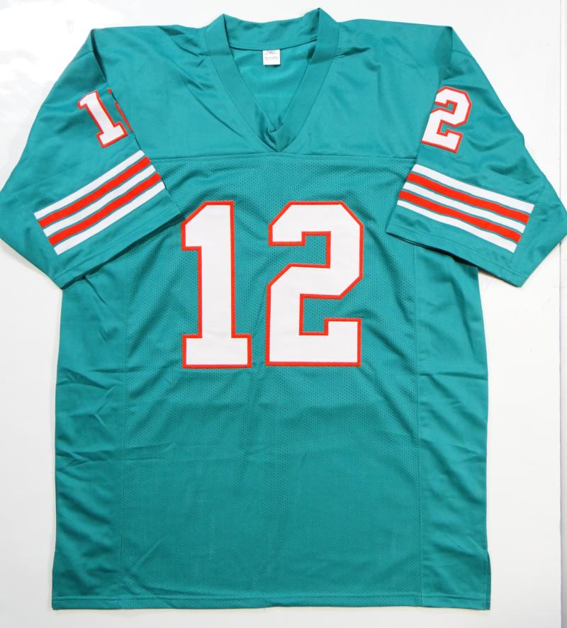 Bob Griese Autographed Signed Teal TB Custom Stitched Pro Style Football  Jersey- JSA Witnessed Hologram