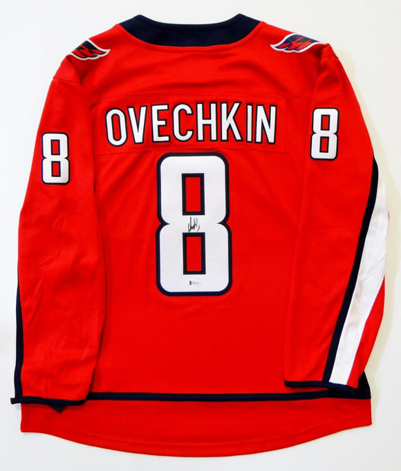 Alexander Ovechkin Autographed Washington Capitals Red NHL Authentic Jersey-Beckett/Fanatics Auth