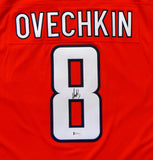 Alexander Ovechkin Autographed Washington Capitals Red NHL Authentic Jersey-Beckett/Fanatics Auth