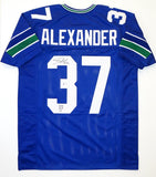 Shaun Alexander Autographed Blue Pro Style Jersey w/ NFL MVP- Beckett Authenticated *3