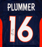 Jake Plummer Autographed Blue Pro Style Jersey- Beckett Authenticated *1