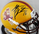 Jake Plummer Autographed Arizona State Schutt Mini Helmet- Beckett Auth *Black