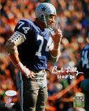 Bob Lilly Autographed Dallas Cowboys 8x10 Standing PF Photo With HOF- JSA W Auth
