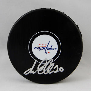 Lars Eller Autographed Washington Capitals Hockey Puck- Fanatics Auth