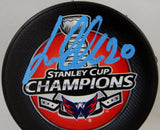 Lars Eller Autographed Washington Capitals Stanley Cup Hockey Puck- Fanatics Auth *Color logo