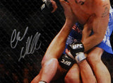 Chuck Liddell Autographed UFC 16x20 Punching On Top  Photo- Beckett Auth *Silver