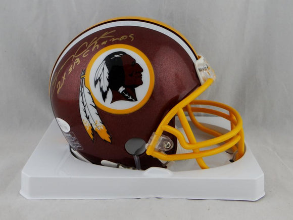 Gary Clark Autographed Washington Redskins Mini Helmet W/ SB Champs-  JSA-W Auth