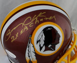 Gary Clark Autographed Washington Redskins Mini Helmet W/ SB Champs-  JSA-W Auth