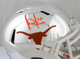 Vince Young Autographed Texas Longhorns Chrome Mini Helmet - JSA W Auth *Orange