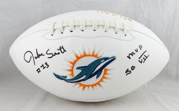 Jake Scott Autographed Miami Dolphins Logo Football w/ MVP SB VII- JSA –  The Jersey Source