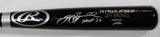 Jeff Bagwell Autographed Black Engraved Rawlings Pro Baseball Bat w/ HOF- Tristar Auth Image 1