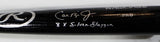Cal Ripken Jr Autographed Black Rawlings Pro Baseball Bat w/ 8X Silver Slugger- JSA W Auth