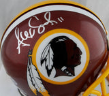 Alex Smith Autographed Washington Redskins Mini Helmet - Beckett Auth *Silver