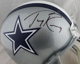Tony Romo Autographed Dallas Cowboys Full Size Helmet- Beckett Auth *Black