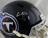 Earl Campbell Autographed Tennessee Titans Full Size Speed Helmet w/ HOF- JSA W Auth *Silver