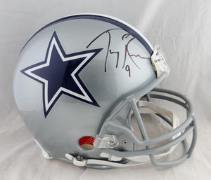 Tony Romo Autographed Dallas Cowboys F/S ProLine Helmet- Beckett Auth *Black
