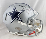 Tony Romo Autographed Dallas Cowboys F/S Speed Authentic Helmet- Beckett W Auth *Black