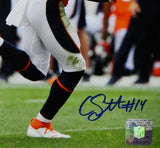 Courtland Sutton Autographed Broncos 8x10 PF Photo Running w/ Ball- JSA W Auth *Blue