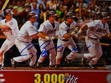Craig Biggio Autographed Houston Astros 8x10 PF Photo 3000th Hit  w/ HOF- Tristar Auth *Blue