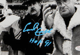 Earl Campbell Signed Houston Oilers 8x10 Photo w/ Bum Phillips w/ HOF- JSA W Auth *Lt Blue