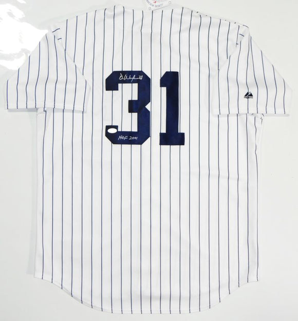 Dave Winfield Autographed New York Yankees Majestic P/S Jersey w/ HOF- –  The Jersey Source