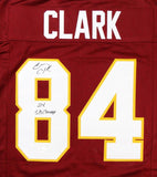 Gary Clark Autographed Maroon Pro Style Jersey w/ SB Champs- JSA W Authentication *8