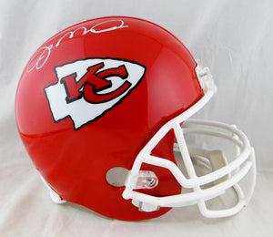 Joe Montana Autographed Kansas City Chiefs Full Size Helmet- Beckett W Auth *White