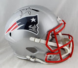 Sony Michel Autographed New England Patriots Full Size Speed Helmet - Beckett Auth *Black