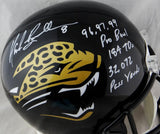 Mark Brunell Autographed Jacksonville Jaguars F/S Helmet w/ 3 Insc- Beckett Auth *White