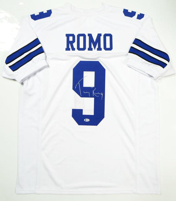 autographed tony romo jersey