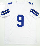 Tony Romo Autographed White Pro Style Jersey - Beckett W Auth *Silver