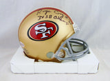 Roger Craig Autographed San Francisco 49ers Mini Helmet w/ SB Champ- Beckett Auth