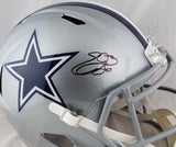Emmitt Smith Autographed F/S Dallas Cowboys Speed Helmet- Beckett Auth *Black