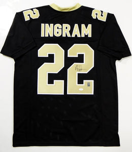Mark Ingram Autographed Black Pro Style Jersey- JSA W Authenticated R2