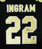 Mark Ingram Autographed Black Pro Style Jersey- JSA W Authenticated R2