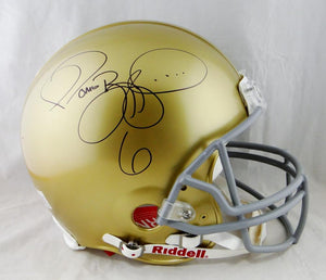 Jerome Bettis Autographed Notre Dame F/S Authentic Riddell Helmet - Beckett Auth *Black