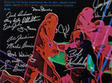 72 Dolphins Autographed 16x20 PF Super Bowl Poster by NFL/Fanatics w/ 20 Sigs -JSA W Auth *Silver