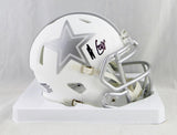 Amari Cooper Autographed Dallas Cowboys ICE Mini Helmet- JSA W Auth *Black