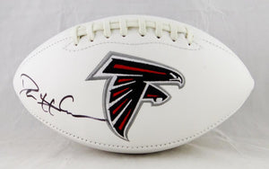 Deion Sanders Autographed Atlanta Falcons Logo Football- Beckett Auth *Left