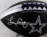 Tony Dorsett Autographed Dallas Cowboys Black Logo Football W/ HOF- Beckett Auth