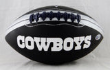 Tony Dorsett Autographed Dallas Cowboys Black Logo Football W/ HOF- Beckett Auth