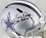 Tony Dorsett Autographed Dallas Cowboys F/S Speed Helmet w/ HOF- Beckett Auth *Black