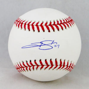 Trevor Story Autographed Rawlings OML Baseball- JSA W Auth