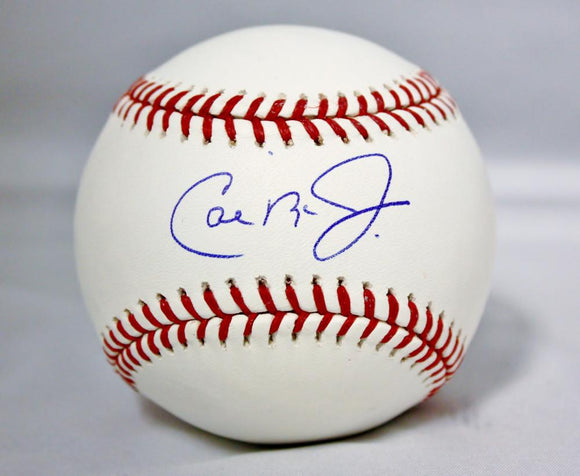 Cal Ripken Jr Autographed Rawlings OML Baseball- JSA W Authenticated *Blue
