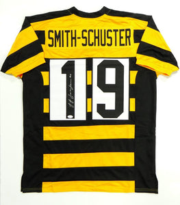 JuJu Smith-Schuster Autographed Black/Yellow Pro Style Jersey-JSA Witnessed Auth *1