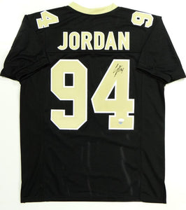 Cameron Jordan Autographed Black Pro Style Jersey - JSA W Authentication