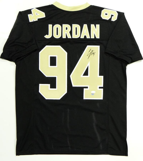 Cameron Jordan Autographed Black Pro Style Jersey - JSA W Authentication